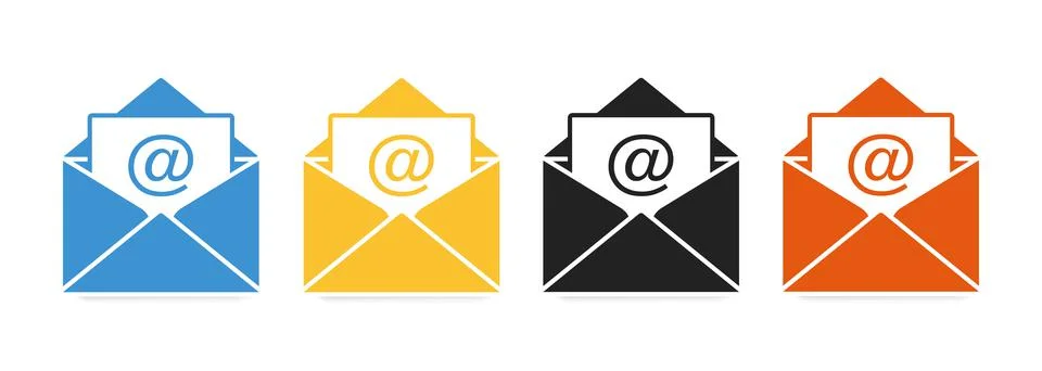 Envelope icon. Mail icon vector for web, computer and mobile app. Message, mail Stock Illustration