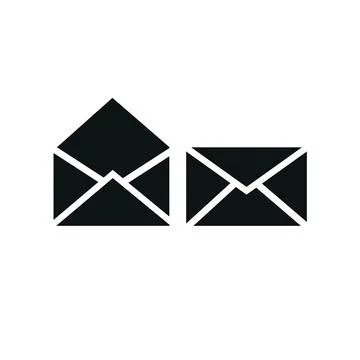 Envelope icon or logo isolated sign symbol vector illustration - Collection o Stock Illustration