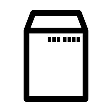 Envelope icon. Postal. Letter. Vector. イラスト素材