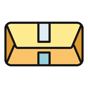 Envelope icon symbolizing mail, communication, and digital messages Stock Illustration