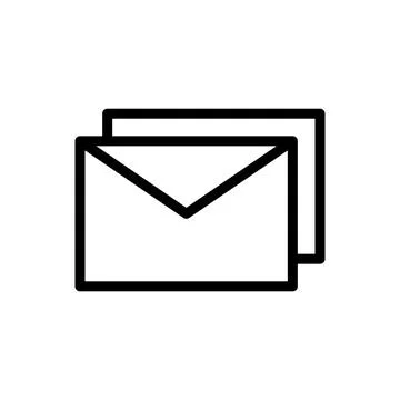 Envelope icon template Stock Illustration