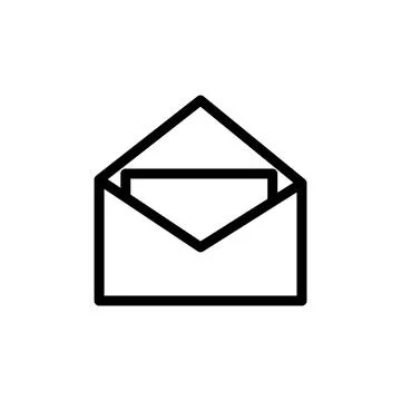 Envelope icon template Stock Illustration