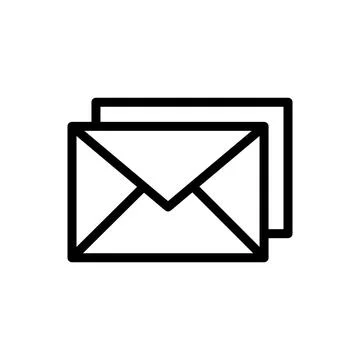 Envelope icon template Stock Illustration
