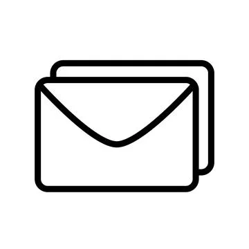 Envelope icon template Stock Illustration