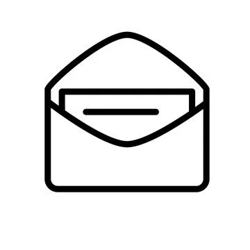 Envelope icon template Stock Illustration