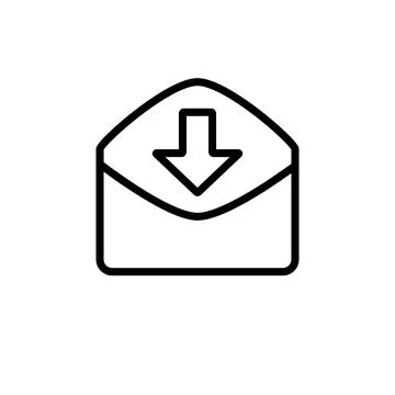 Envelope icon template Stock Illustration