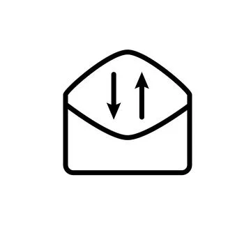Envelope icon template Stock Illustration