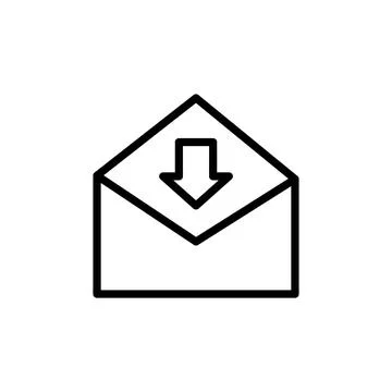 Envelope icon template Stock Illustration