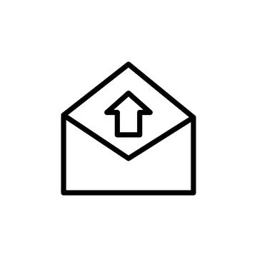 Envelope icon template Stock Illustration