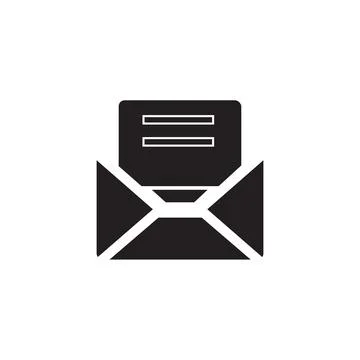 Envelope icon vector, email or incoming message Stock Illustration