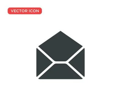 Envelope Icon Vector Illustration Design Illustrazione stock