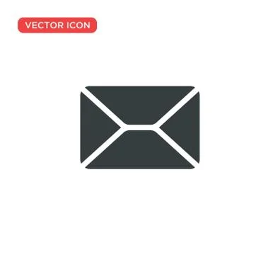 Envelope Icon Vector Illustration Design Stock Illustration