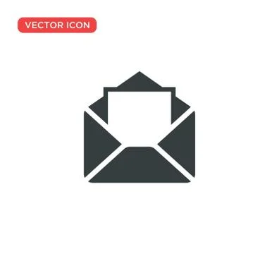 Envelope Icon Vector Illustration Design Stock Illustration