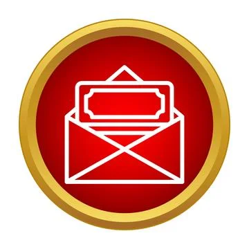Envelope including money bill representing corruption concept Stock Illustration