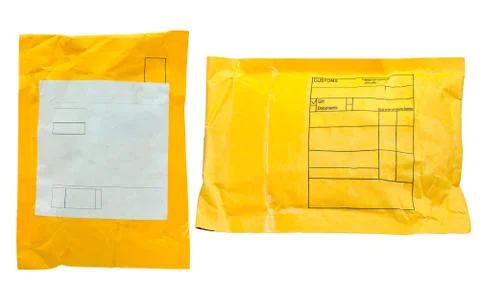 Envelope isolated on white Stock Photos