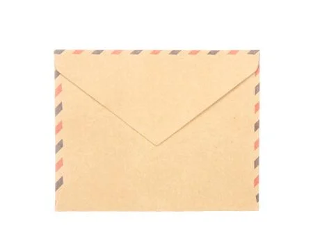 Envelope isolated on white 스톡 사진