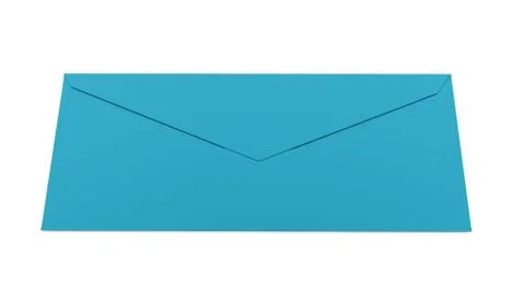 Envelope letter concept rendered on white Stock Illustration