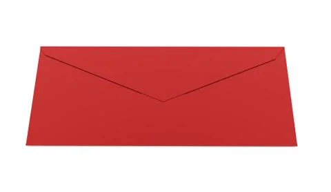 Envelope letter concept rendered on white Stock Illustration