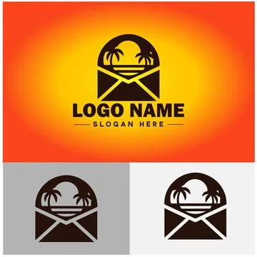 Envelope logo icon mail email letter mailbox contact form notification chec.. イラスト素材