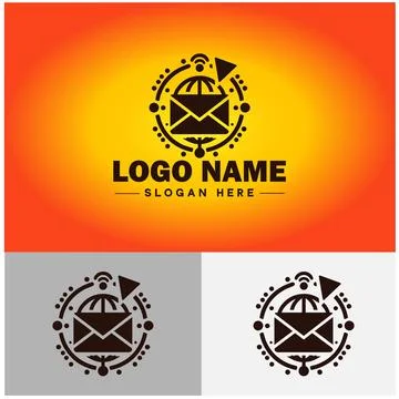 Envelope logo icon mail email letter mailbox contact form notification chec.. イラスト素材