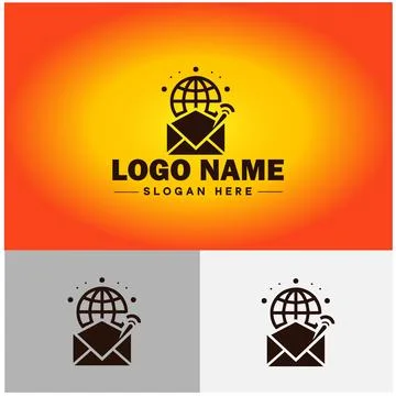 Envelope logo icon mail email letter mailbox contact form notification chec.. イラスト素材