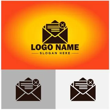 Envelope logo icon mail email letter mailbox contact form notification chec.. イラスト素材