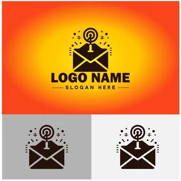 Envelope logo icon mail email letter mailbox contact form notification chec.. 스톡 일러스트