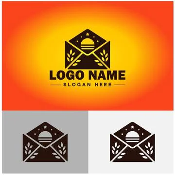Envelope logo icon mail email letter mailbox contact form notification chec.. 스톡 일러스트