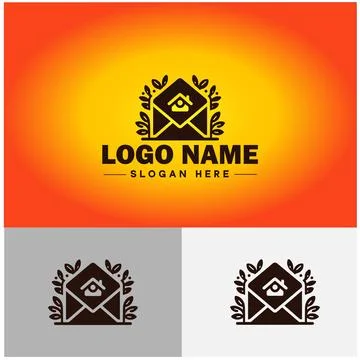Envelope logo icon mail email letter mailbox contact form notification chec.. イラスト素材