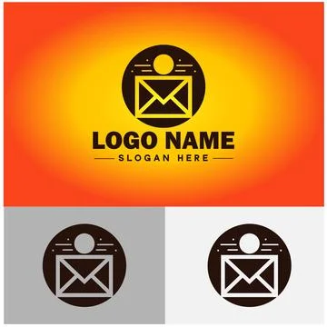 Envelope logo icon mail email letter mailbox contact form notification chec.. 스톡 일러스트