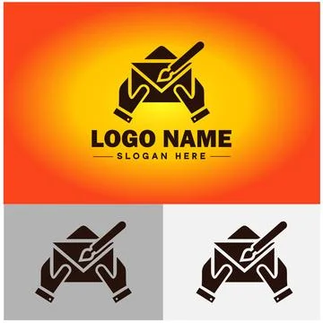 Envelope logo icon mail email letter mailbox contact form notification chec.. イラスト素材