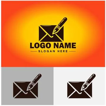 Envelope logo icon mail email letter mailbox contact form notification chec.. イラスト素材