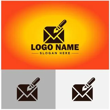 Envelope logo icon mail email letter mailbox contact form notification chec.. イラスト素材