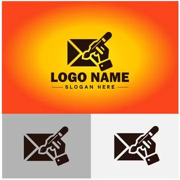 Envelope logo icon mail email letter mailbox contact form notification chec.. 스톡 일러스트