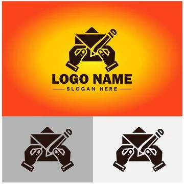 Envelope logo icon mail email letter mailbox contact form notification chec.. イラスト素材