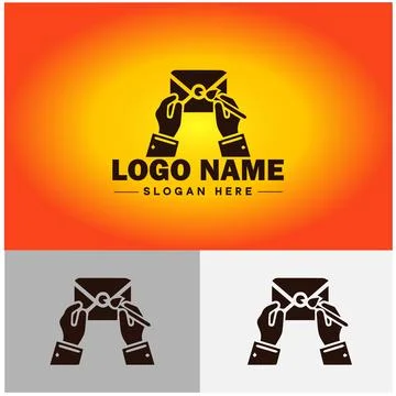 Envelope logo icon mail email letter mailbox contact form notification chec.. 스톡 일러스트