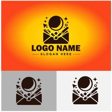 Envelope logo icon mail email letter mailbox contact form notification chec.. イラスト素材