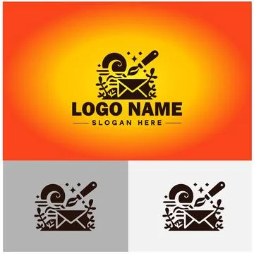 Envelope logo icon mail email letter mailbox contact form notification chec.. 스톡 일러스트