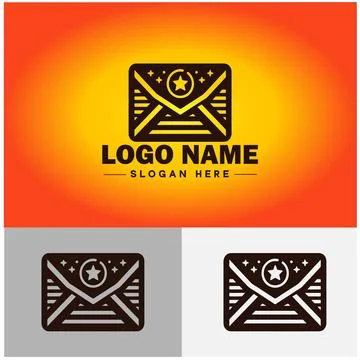 Envelope logo icon mail email letter mailbox contact form notification chec.. 스톡 일러스트