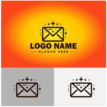 Envelope logo icon mail email letter mailbox contact form notification chec.. イラスト素材