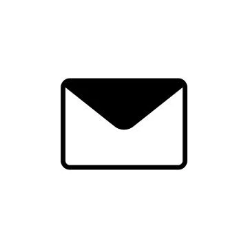 Envelope Mail, Feedback, Post Message. Flat Vector Icon illustration. Simple  Stock Illustration