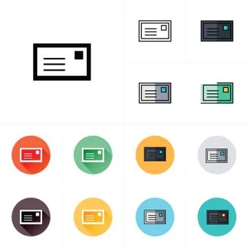 Envelope Mail Icon Stock Illustration