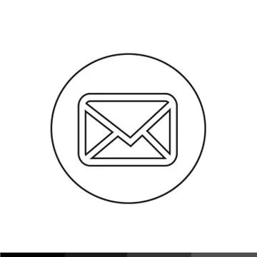 Envelope Mail Icon illustration design Stock Illustration