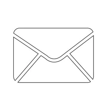 Envelope Mail icon illustration design Stock Illustration