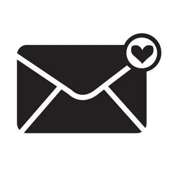 Envelope Mail icon illustration design Stock Illustration