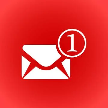 Envelope Mail icon, vector illustration. Flat design style Stockillustratie