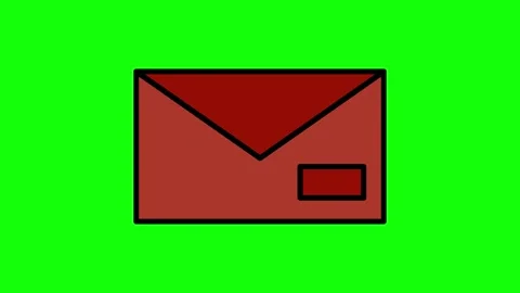Envelope, mail, letter animated icon Stock Footage 321729046