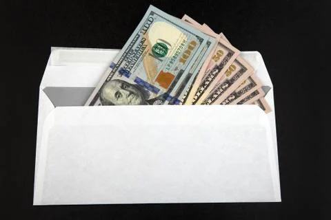 Envelope with a Money Stock Photos