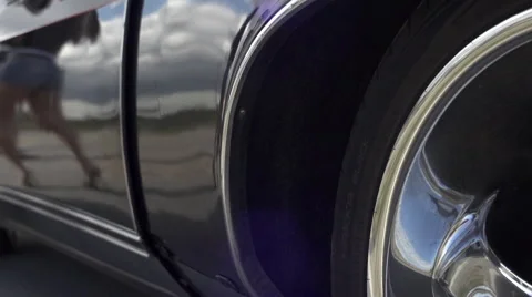 The envelope muscle car Stock Footage 60804487