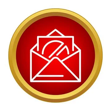 Envelope opening with data chart icon communication Illustrazione stock